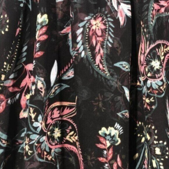 Misa Los Angeles Black Floral Blouse - Picture 12 of 12